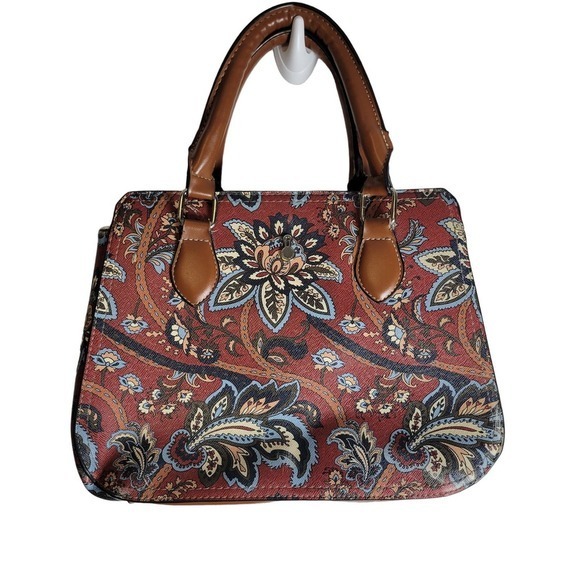 London Fog Handbag-Floral‎ - Picture 1 of 11